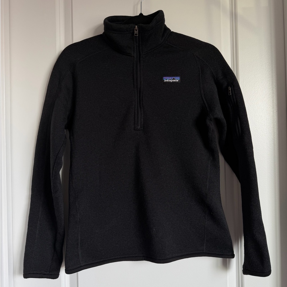 Patagonia Better Sweater Quarter Zip | Black Fleece | Women’s Small